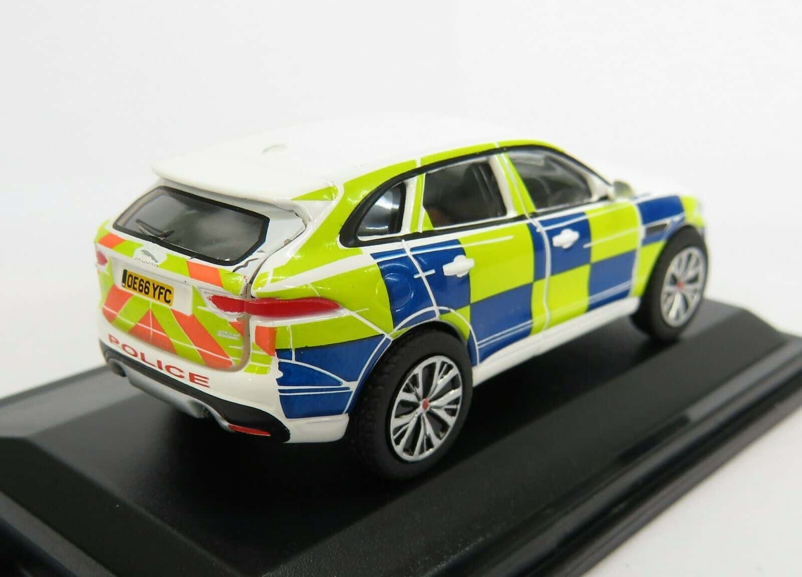 Oxford Police Jaguar F Pace police car with flashing emergency lights